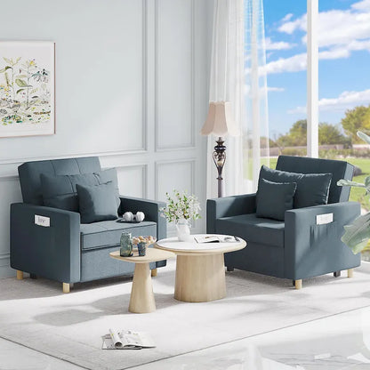 Fauteuil convertible 3-en-1, plusieurs coloris, une place – Sanzelize Design