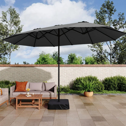 Grand Parasol Double Face de 4,5 m avec Base Incluse pour terrasse – Sanzelize Design
