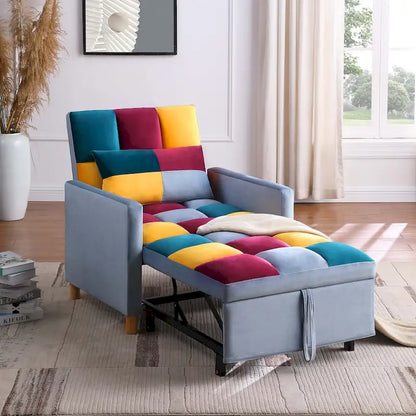 Canapé-Lit Convertible une Place avec Oreiller – Sanzelize Design