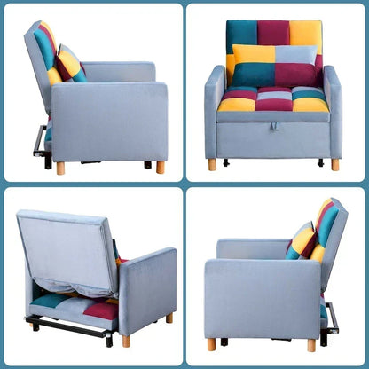 Canapé-Lit Convertible une Place avec Oreiller – Sanzelize Design