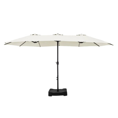 Grand Parasol Double Face de 4,5 m avec Base Incluse pour terrasse – Sanzelize Design