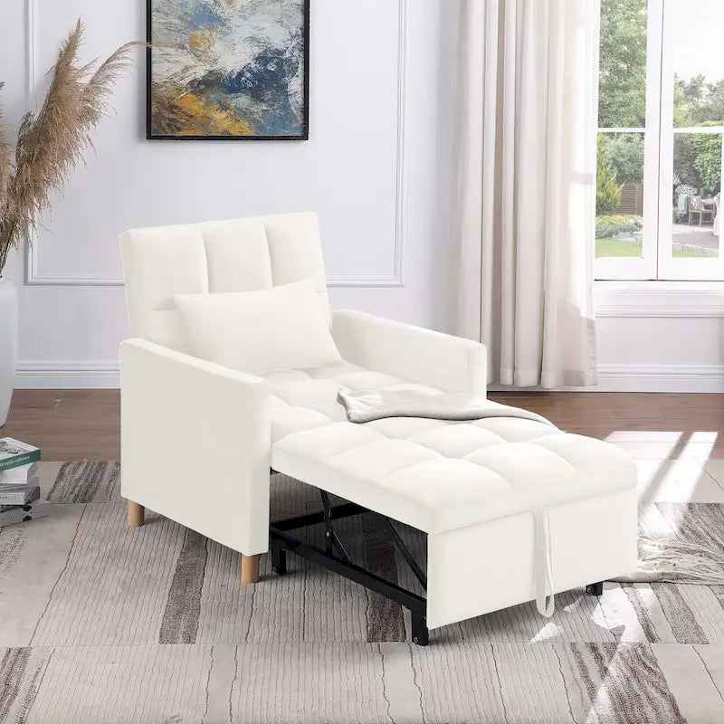Canapé-Lit Convertible une Place avec Oreiller – Sanzelize Design