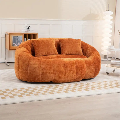 Fauteuil poire paresseux en chenille – Sanzelize Design