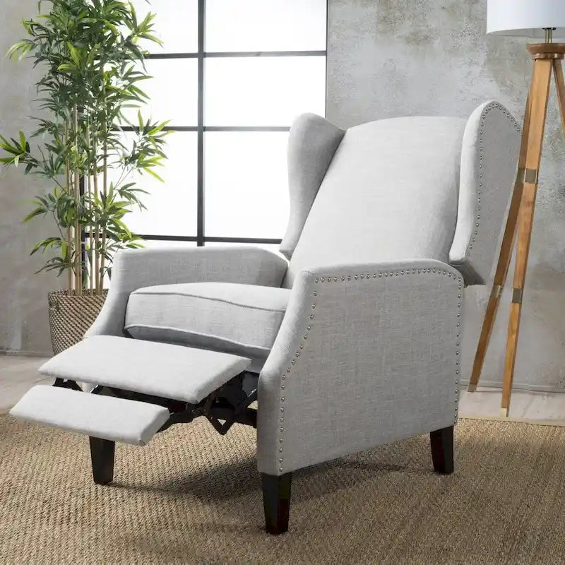 Fauteuil inclinable à dossier haut, rembourré, style classique, pour salon – Sanzelize Design