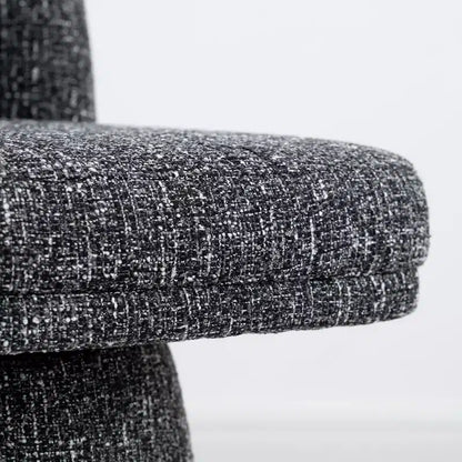 Lot de 6 chaises de salle à manger modernes sans accoudoirs, pivotantes à 360°, avec piétement tulipe – Sanzelize Design