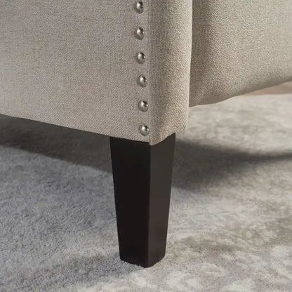 Fauteuil inclinable à dossier haut, rembourré, style classique, pour salon – Sanzelize Design