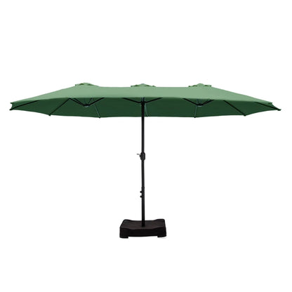 Grand Parasol Double Face de 4,5 m avec Base Incluse pour terrasse – Sanzelize Design
