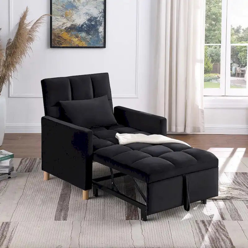 Canapé-Lit Convertible une Place avec Oreiller – Sanzelize Design
