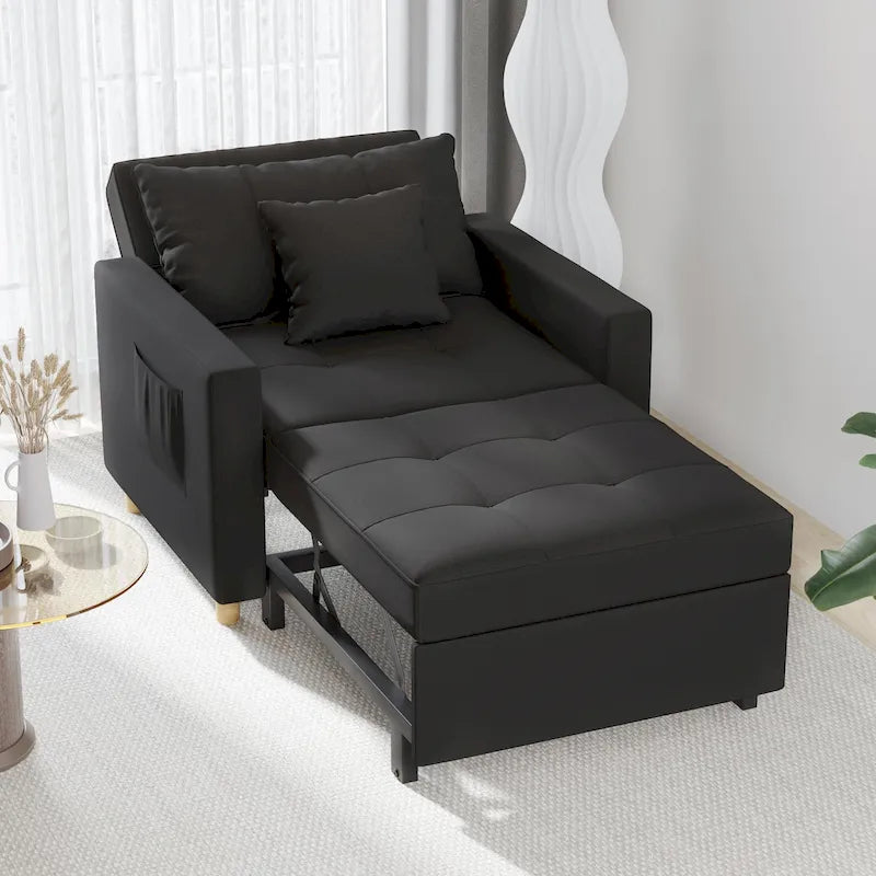 Fauteuil convertible 3-en-1, plusieurs coloris, une place – Sanzelize Design