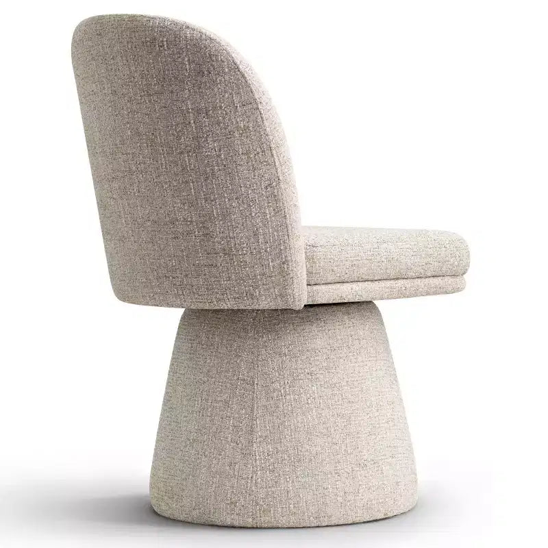 Lot de 6 chaises de salle à manger modernes sans accoudoirs, pivotantes à 360°, avec piétement tulipe – Sanzelize Design