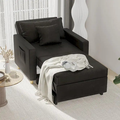 Fauteuil convertible 3-en-1, plusieurs coloris, une place – Sanzelize Design