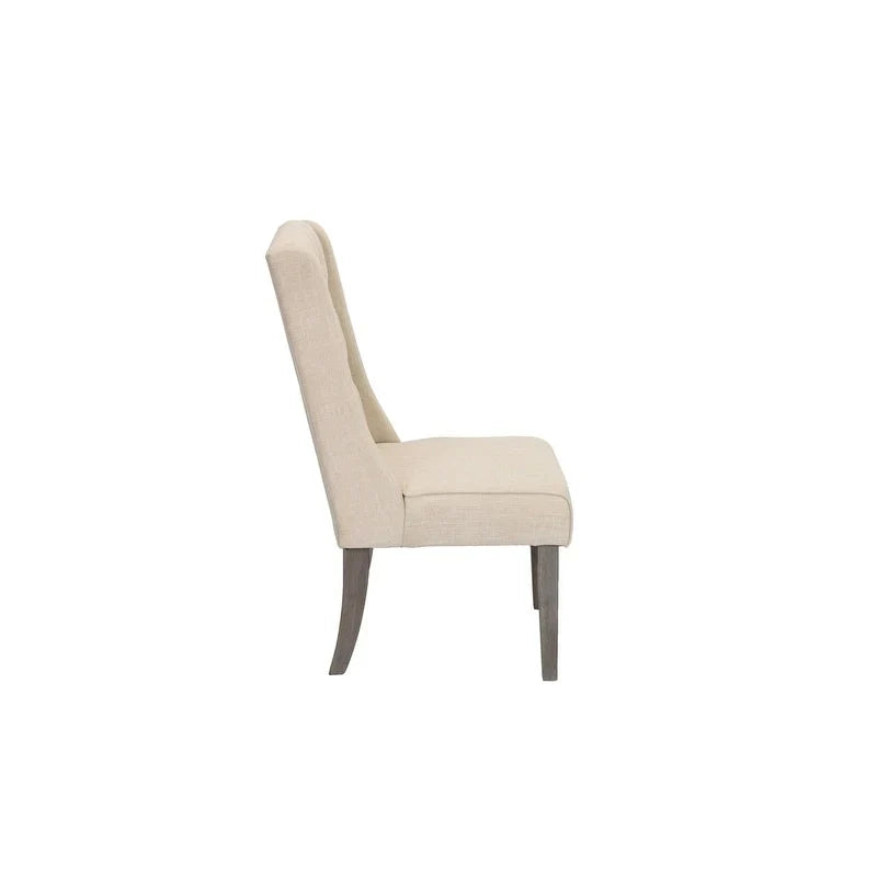 Ensemble de salle à manger extensible gris rustique 9 pièces – Sanzelize Design