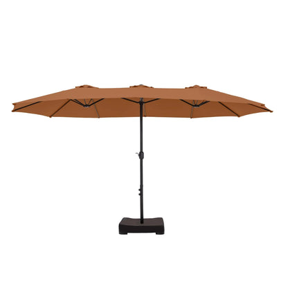 Grand Parasol Double Face de 4,5 m avec Base Incluse pour terrasse – Sanzelize Design