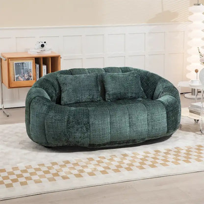 Fauteuil poire paresseux en chenille – Sanzelize Design
