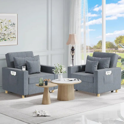 Fauteuil convertible 3-en-1, plusieurs coloris, une place – Sanzelize Design
