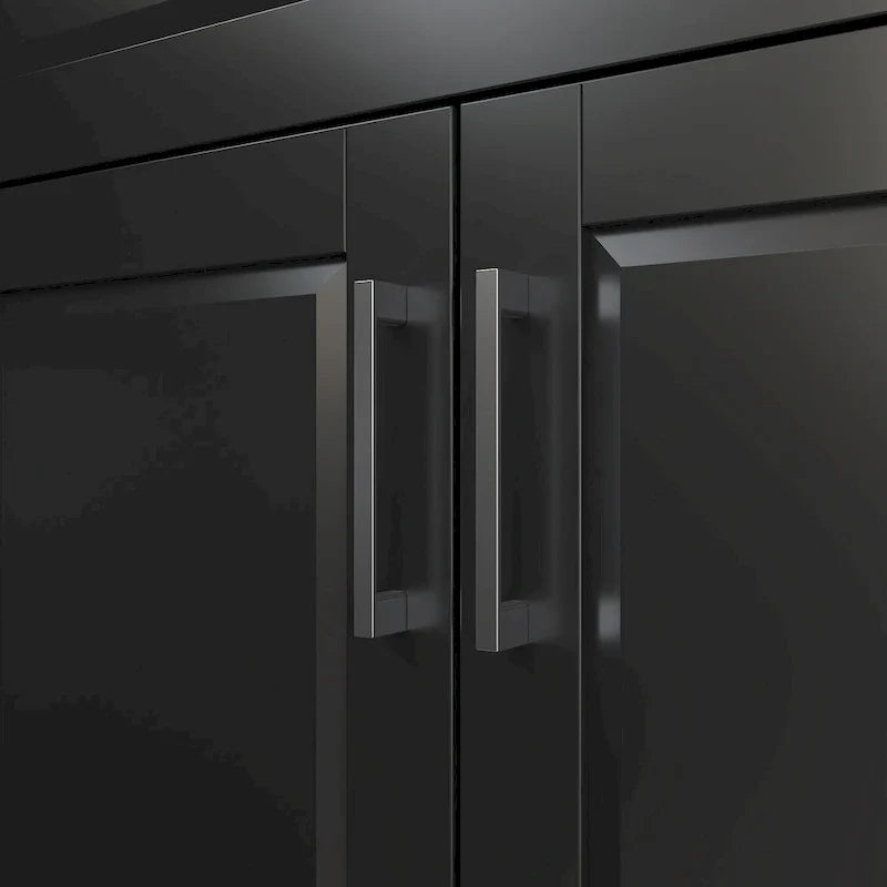 Meuble d'angle de cuisine efficace, îlot de cuisine en L: Grand espace de rangement avec tiroirs à glissière fluide – Sanzelize Design