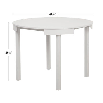 Ensemble de salle à manger rond compact 5 pièces – Sanzelize Design