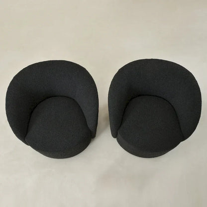 Fauteuil pivotant rembourré de 86 cm de large (lot de 2) – Sanzelize Design