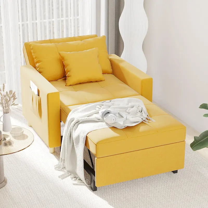 Fauteuil convertible 3-en-1, plusieurs coloris, une place – Sanzelize Design