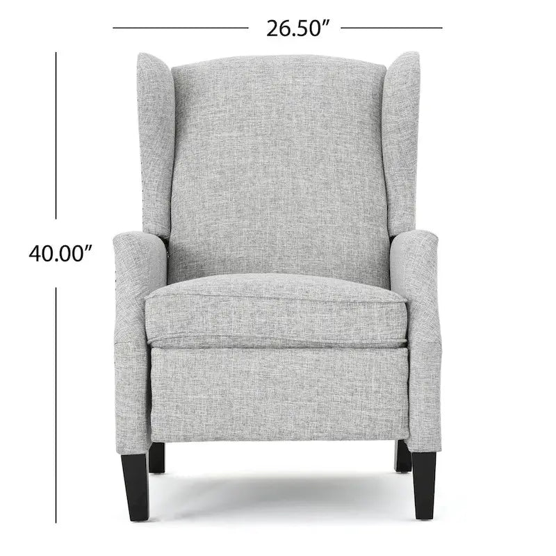 Fauteuil inclinable à dossier haut, rembourré, style classique, pour salon – Sanzelize Design