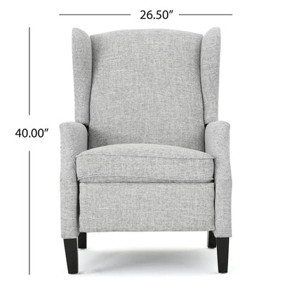 Fauteuil inclinable à dossier haut, rembourré, style classique, pour salon – Sanzelize Design