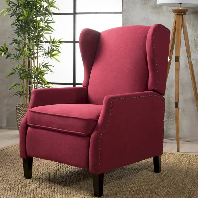 Fauteuil inclinable à dossier haut, rembourré, style classique, pour salon – Sanzelize Design