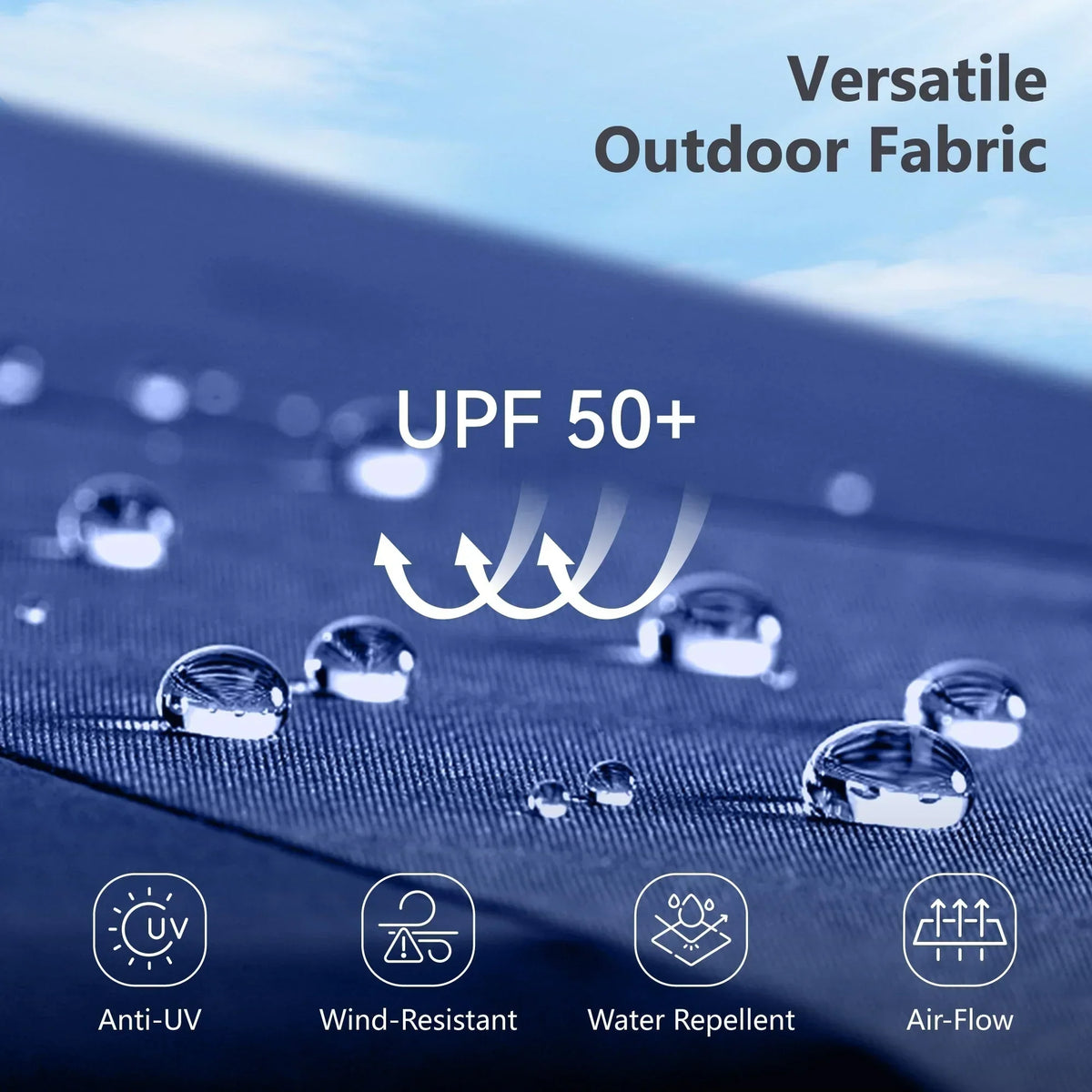 Grand Parasol Double Face de 4,5 m avec Base Incluse pour terrasse – Sanzelize Design