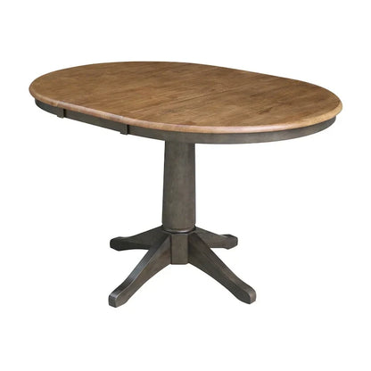 Table à manger ronde extensible 91,4 cm avec 4 chaises Madrid – Sanzelize Design
