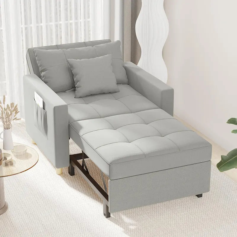Fauteuil convertible 3-en-1, plusieurs coloris, une place – Sanzelize Design