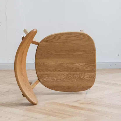 Lot de 4 chaises de salle à manger en bois massif, chaises en bois naturel pour cuisine, salle à manger, salon – Sanzelize Design