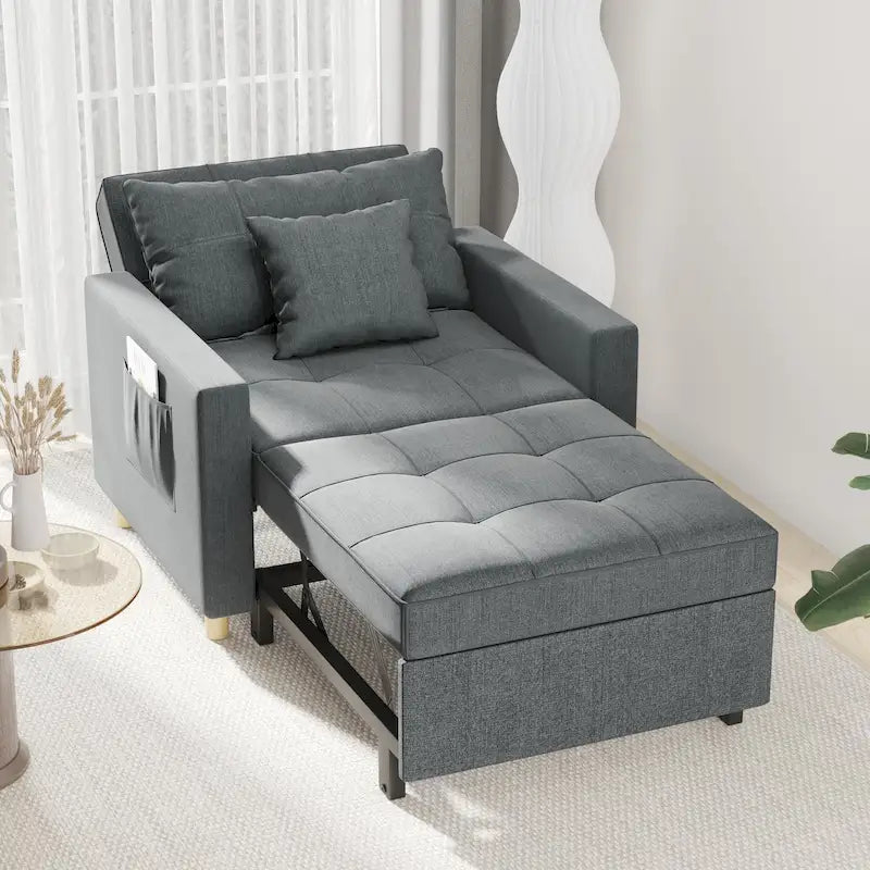 Fauteuil convertible 3-en-1, plusieurs coloris, une place – Sanzelize Design