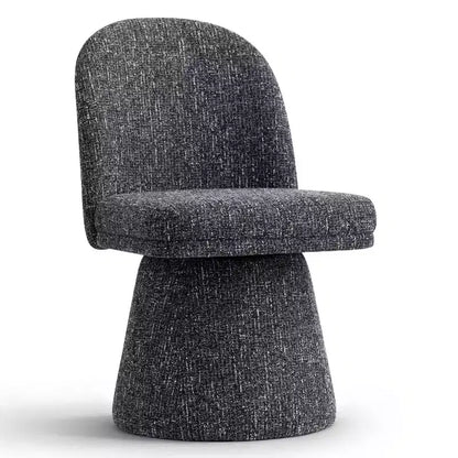 Lot de 6 chaises de salle à manger modernes sans accoudoirs, pivotantes à 360°, avec piétement tulipe – Sanzelize Design