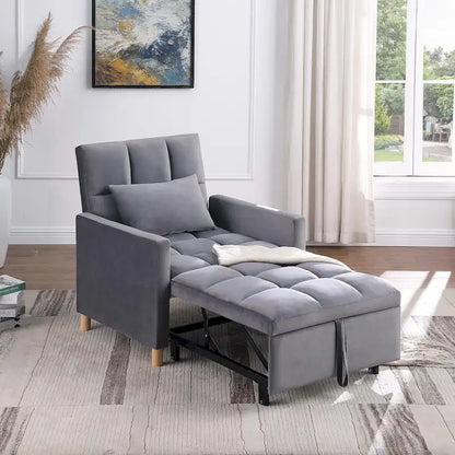 Canapé-Lit Convertible une Place avec Oreiller – Sanzelize Design