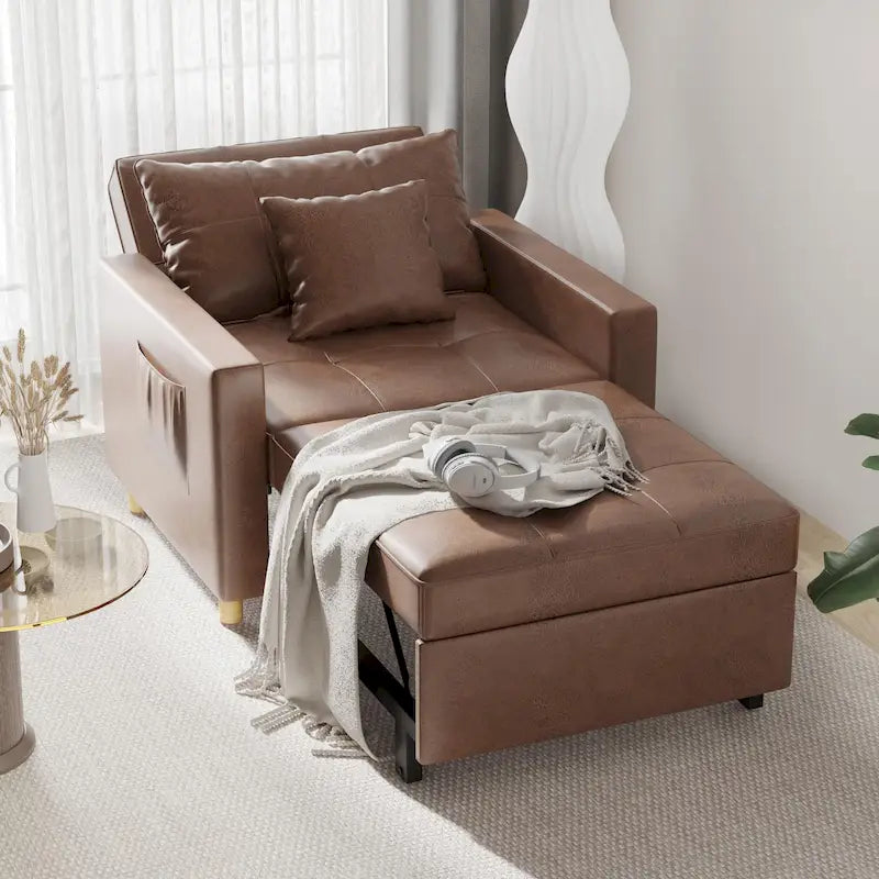 Fauteuil convertible 3-en-1, plusieurs coloris, une place – Sanzelize Design
