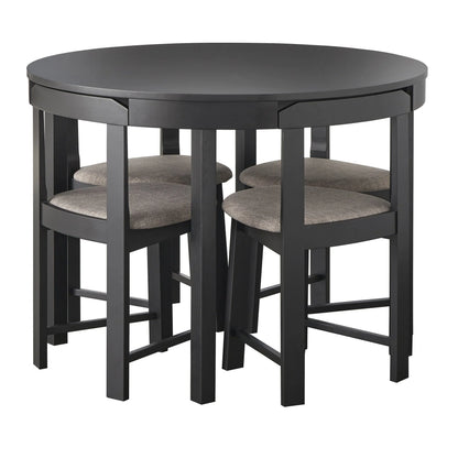 Ensemble de salle à manger rond compact 5 pièces – Sanzelize Design