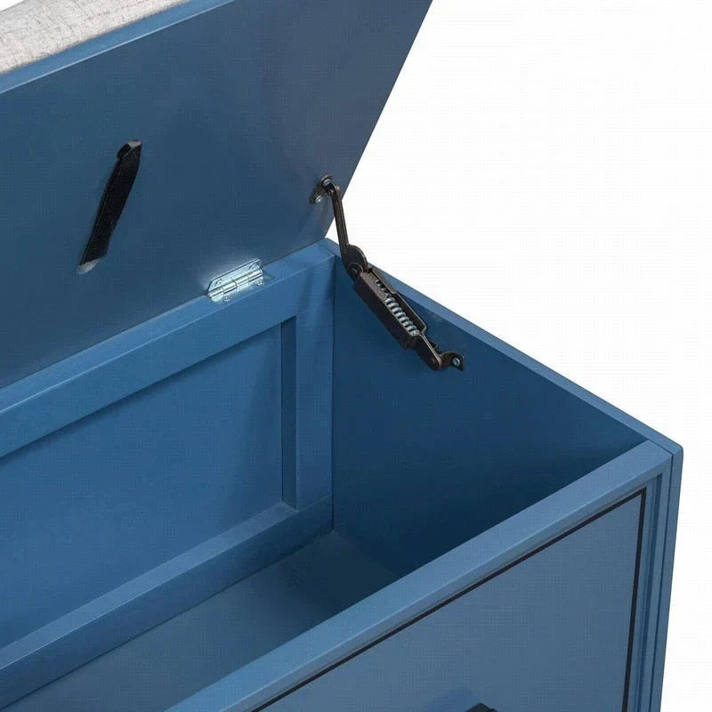 Banc à chaussures avec coussin amovible et rangement dissimulé pour l'entrée et le salon – Sanzelize Design