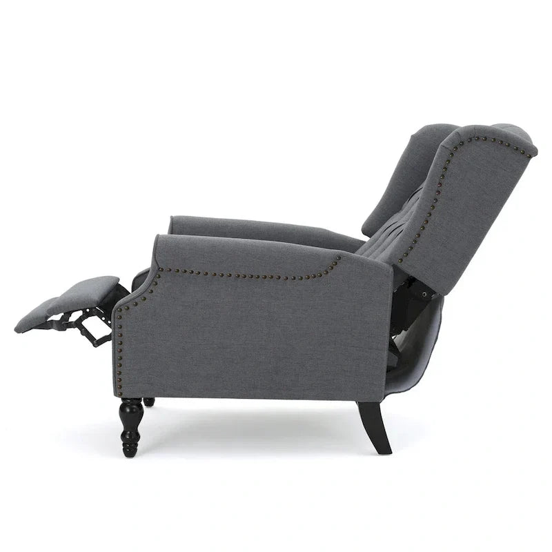Fauteuils inclinables en tissu touffeté Walter (lot de 2) – Sanzelize Design