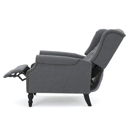 Fauteuils inclinables en tissu touffeté Walter (lot de 2) – Sanzelize Design