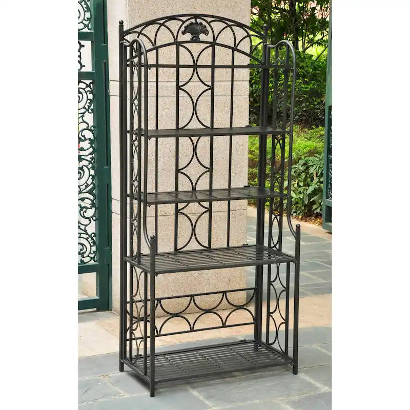 Étagère de boulanger Mandalay à 5 niveaux en fer – Sanzelize Design