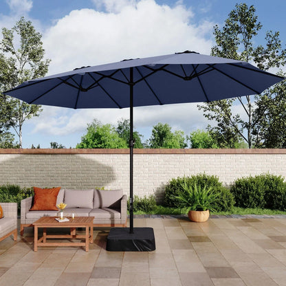 Grand Parasol Double Face de 4,5 m avec Base Incluse pour terrasse – Sanzelize Design