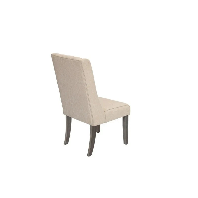 Ensemble de salle à manger extensible gris rustique 9 pièces – Sanzelize Design