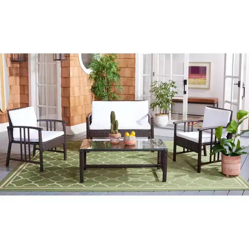Ensemble de salon Reslor 4 pièces - Intérieur/Extérieur – Sanzelize Design