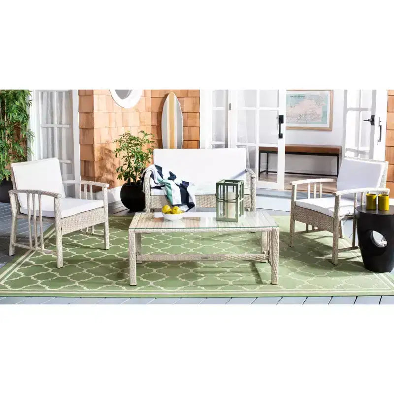 Ensemble de salon Reslor 4 pièces - Intérieur/Extérieur – Sanzelize Design