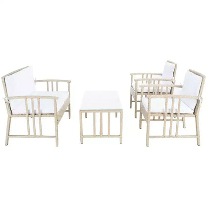 Ensemble de salon Reslor 4 pièces - Intérieur/Extérieur – Sanzelize Design