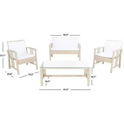 Ensemble de salon Reslor 4 pièces - Intérieur/Extérieur – Sanzelize Design