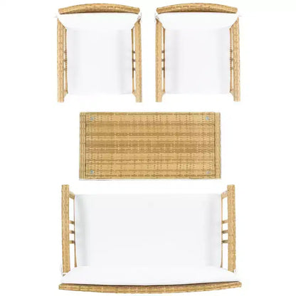 Ensemble de salon Reslor 4 pièces - Intérieur/Extérieur – Sanzelize Design