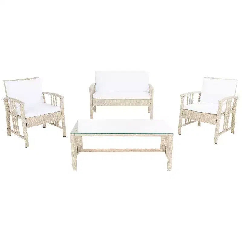 Ensemble de salon Reslor 4 pièces - Intérieur/Extérieur – Sanzelize Design