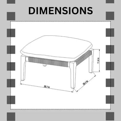 Ensemble de conversation d'extérieur Malibu 4 pièces – Sanzelize Design
