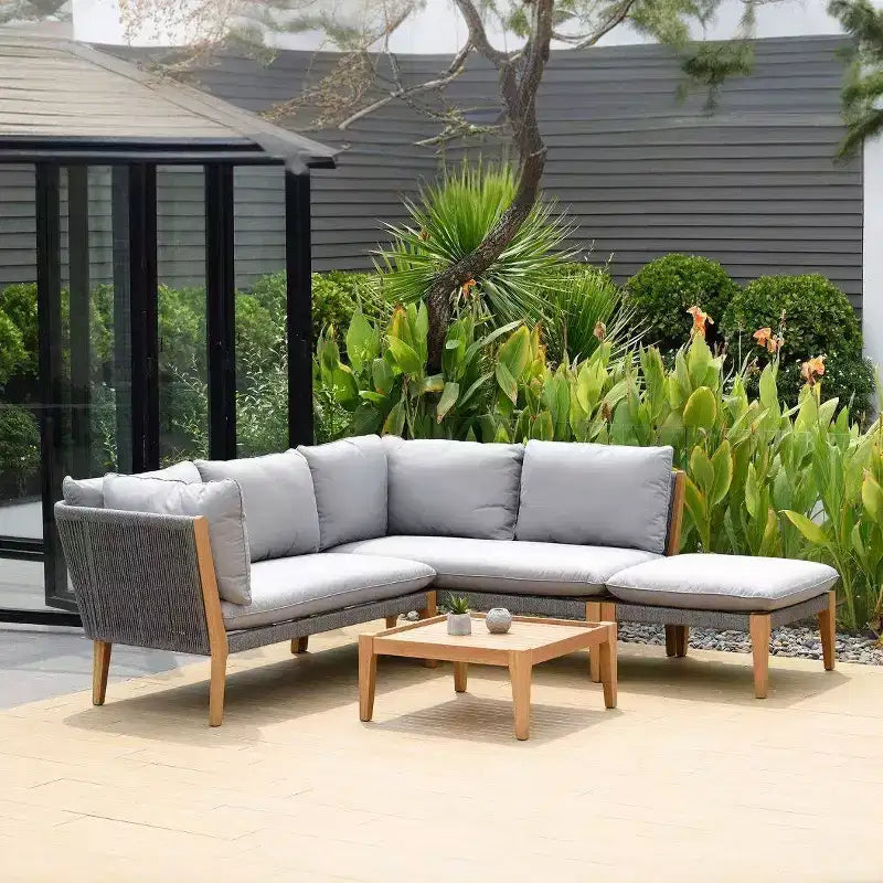 Ensemble de conversation d'extérieur Malibu 4 pièces – Sanzelize Design