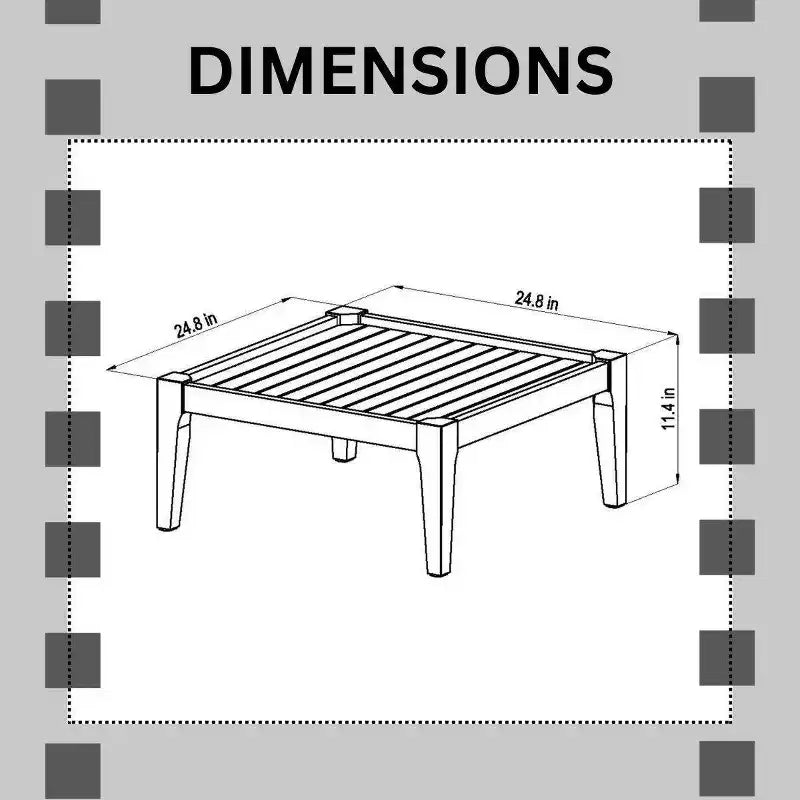 Ensemble de conversation d'extérieur Malibu 4 pièces – Sanzelize Design